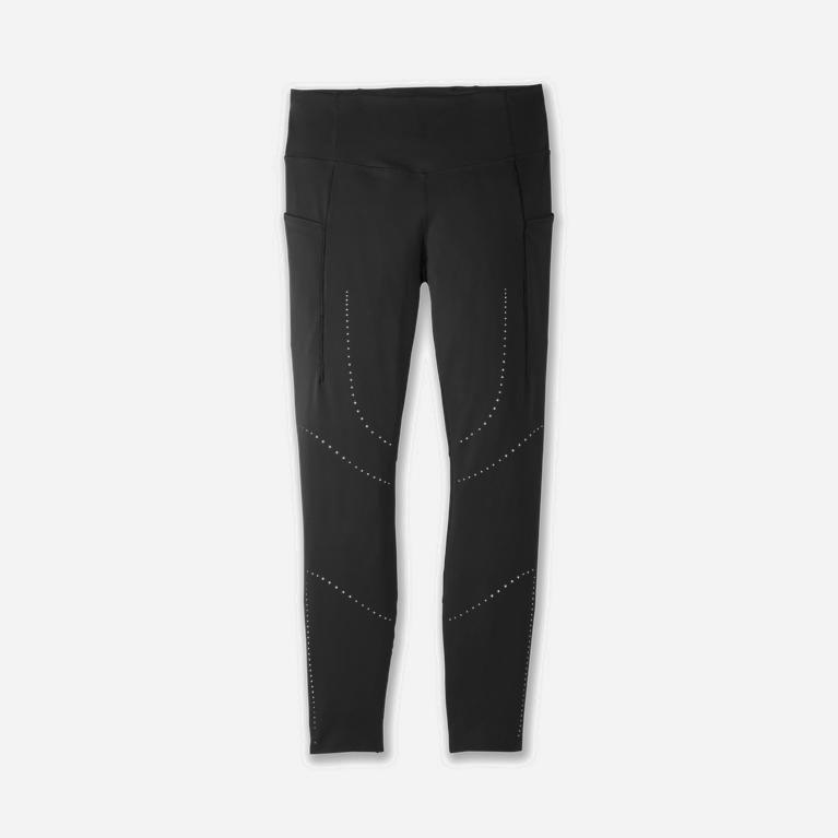 Brooks Method 7/8 Cropped Hardlooplegging voor Dames Zwart (HEYJP-4105)